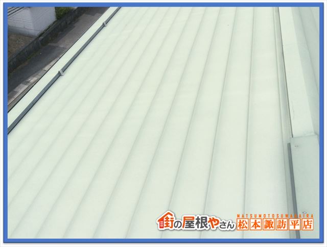 茅野市屋根外壁現調　屋根全景